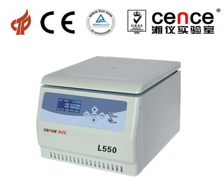 Niedriggeschwindigkeits-Medizinische Zentrifuge L550 mit Mikroprozessorsteuerung
