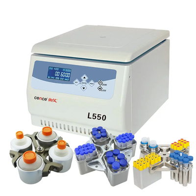 L550 Klinische Medizin Labor Tischzentrifuge Maschine Niedriggeschwindigkeit Große Kapazität