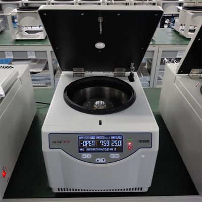 H1650R Modell Tischzentrifuge mit hoher Geschwindigkeit und Kühlung, max. 16500 U/min und max. 21532xg RCF