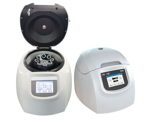 PRP-Zentrifuge TD4 Niedriggeschwindigkeitszentrifuge mit 4000r/min Maximalgeschwindigkeit 1980xg RCF und 100W Stromverbrauch