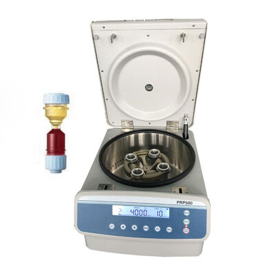 PRP-Zentrifuge mit 5000 U/min Maximalgeschwindigkeit, 3555 xg RCF und LCD-Anzeige für Laboranwendungen
