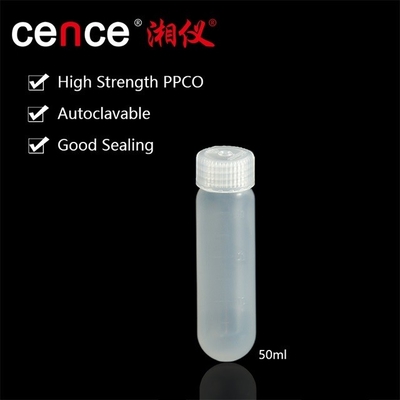 PP PPCO Material Zentrifuge Röhre mit Versiegelung Kappe 50 ml Hochgeschwindigkeitsröhre Max RCF 50000xg