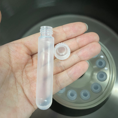 Hochgeschwindigkeitsmedizinische Hilfsmittel 10 ml Runder Boden Prüfrohr mit PPCO-Material und Kappe