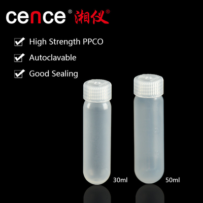 Hochgeschwindigkeitszentrifuge Tube Autoclavierbar in 30 ml 50 ml Größen PPCO Material für Beckman-Zentrifuge