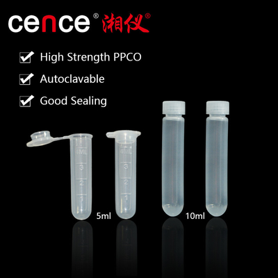 5 ml- und 10 ml-Hochgeschwindigkeitszentrifuge aus PPCO zur Zentrifugeklassifizierung