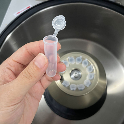 High Speed Blood Collection Tube 5 ml PP-Prüfrohr mit rundem Boden und Kappe Max RCF 50000xg