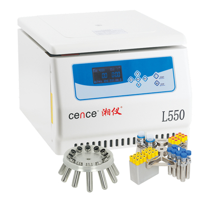 L550 Niedriggeschwindigkeitszentrifuge 5500r/min 4x500ml Kapazität zur Bluttrennung