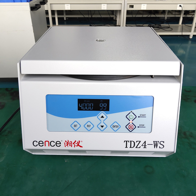 Cence TDZ4-WS Niedriggeschwindigkeits-Zentrifuge 4000 RPM 2200xg mit 4 Rotoren
