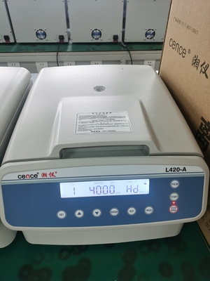 Cence L420-A Niedriggeschwindigkeits-Zentrifuge 4200 Rpm 2760xg Max-Kapazität