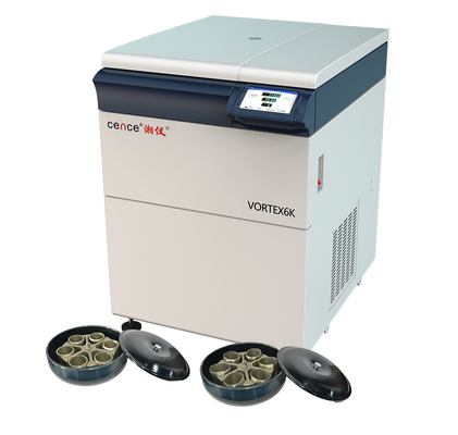 langsame gekühlte Zentrifuge 6000r/min mit Rotor des Schwingens 6*1000ml